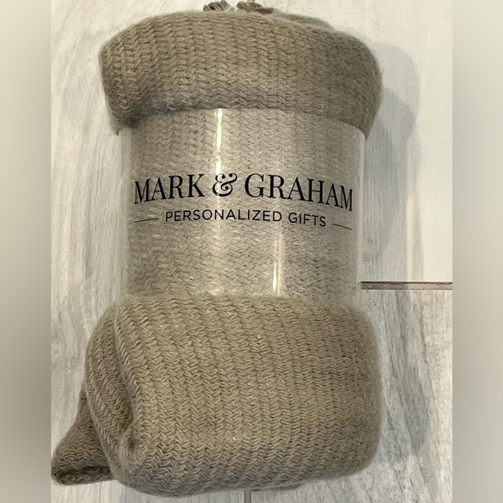 Mark and Graham Color Block  Throw, NWTs